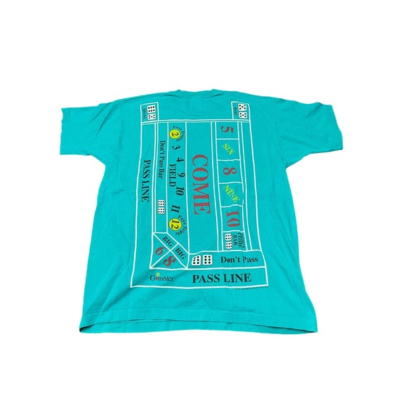 Vintage Gambling Casino 1993 Shirt Single Stitch AOP Size X-Large‎ Elite Edition - Picture 6 of 9